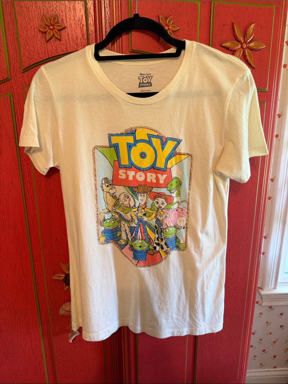 Disney Toy Story Off White Short Sleeve Graphic Tee